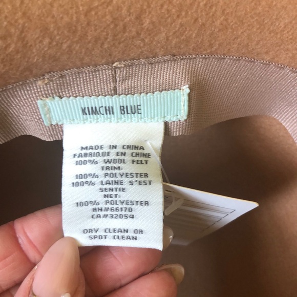 Tan Kimchi Blue Wool Felt Hat - Picture 7 of 7